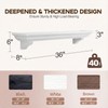 LXWZHK 36 Inch Fireplace Mantel Shelf with Corbels, Set of