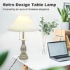 LALISU Farmhouse Table Lamp with Pull Chain Switch 3-Way Table