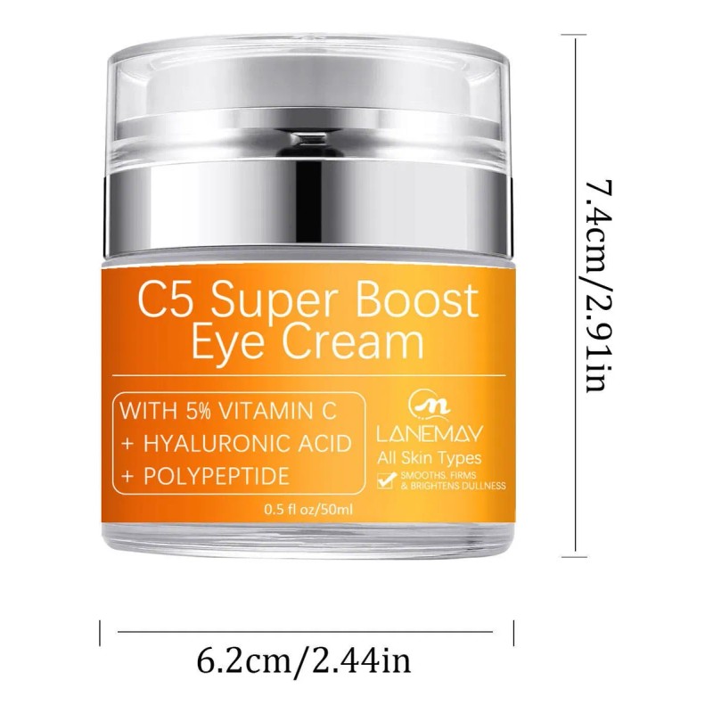 Crema Reafirmante Ojos 50ml Contra Arrugas Bolsas