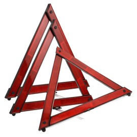 FUNOMOCYA 3pcs Portable Road Emergency Triangle Car Warning Triangle Reflective Sign Roadside Reflective Marker