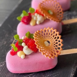 Moldes de fondant - Moldes de silicona vintage para decoración de pasteles, cupcakes, joyas, arcilla polimérica, proyectos de manualidades (C_11 x 3 x 0.1 pulgadas)