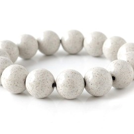 North, Bracelet 14 mm 15 Grain Made in Taiwan Negative Ions Rhodium