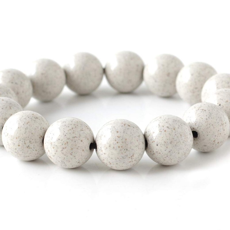 North, Bracelet 14 mm 15 Grain Made in Taiwan Negative Ions Rhodium