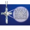 Unbranded THE LORD'S PRAYER CROSS NECKLACE with Austrian crystals Gift