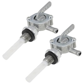 Pack of 2 Petrol Tap Power Generator Switch Metal Fuel Tap Generator Fuel Tank Shut-off Valve Petcock Fuel Valve M10 Petrol Tap Universal for Motorcycles Offroad Karts