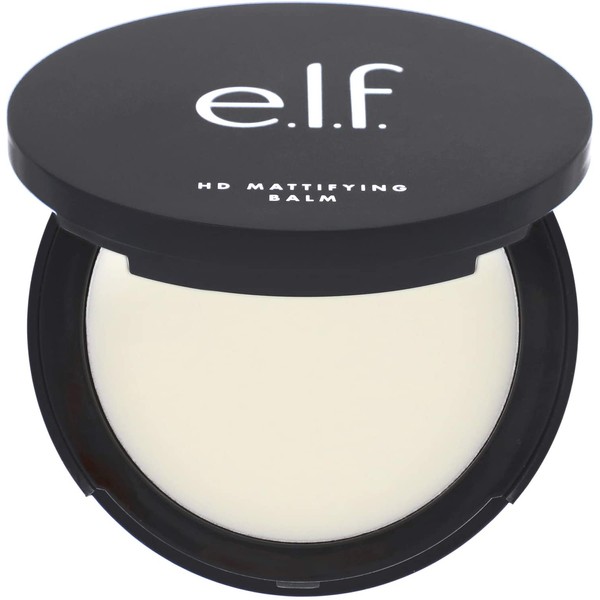 e.l.f. HD Mattifying Balm for use as a Foundation for Your Makeup, Provides a Shine Free Look, Portable Mirrored Compact 0.3 Ounce