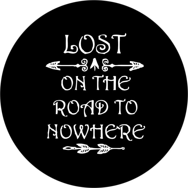 Unbranded Lost on the road to nowhere Spare Tire Cover