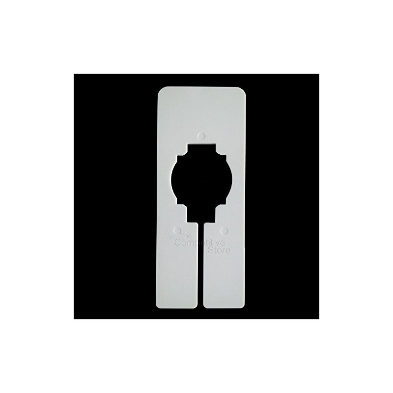 The Competitive Store 100 Blank Rectangular Rod Size Dividers for