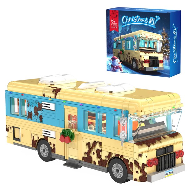 Milionspring Cousin Eddy RV Building Kit with Led Light,Christmas Vacation