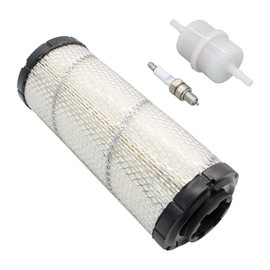 2508301-S Outer & 2508304-S Inner Air Filter Set for Kawasaki Lawn Mowers Compatible with Models 11013-7020, 11013-7019, 11013-7044, 11013-7045, FX651V, FD731V, FD750D, FD791D, FH601V, FH641V, FH680V