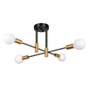 HORKEY Foco LED Moderna Bombilla Edison 4 Pza G25(g80) 5w