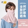 Women's Ice Silk Breathable Full Face UV Protection Mask with Eye Corner Protection Free Size/Quartz Powder Neck Protector 10ea