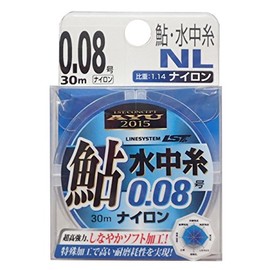 LINE SYSTEM L2008D Nylon Line Ayu Water Thread NL 30m No. 0.08 Clear