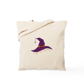 CafePress Wee Bit Wicked Tote Bag Reusable Natural Beige Canvas Shopping Bag