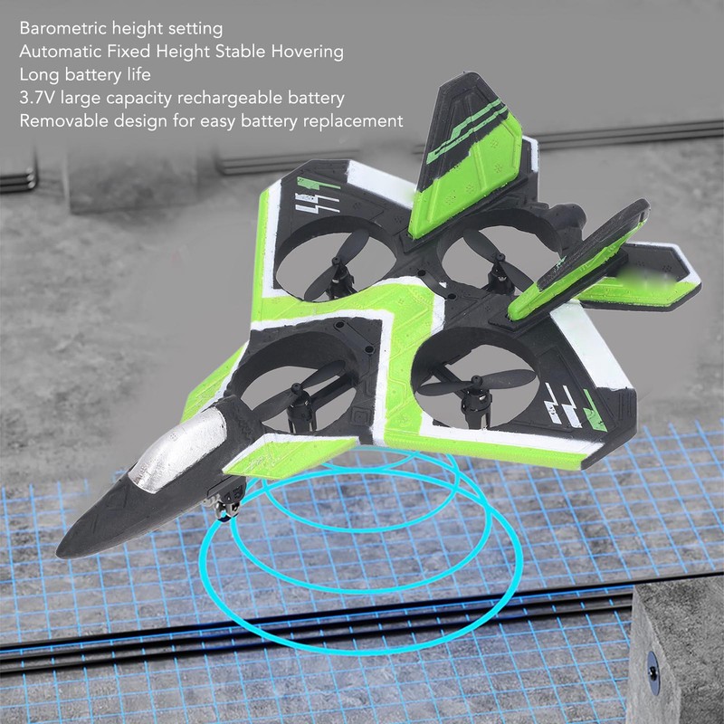 RC Foam Airplane with Light 360 Degree Roll Barometric Height