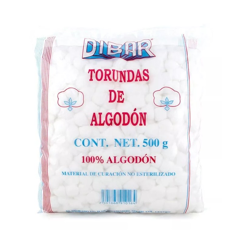 Dibar Algodón Torunda 500 G
