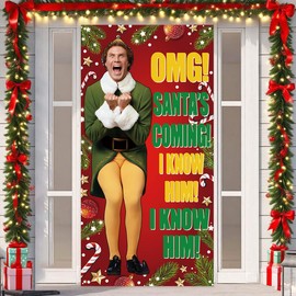 Funny Christmas Banner Happy Xmas Backdrop Sign Funny Winter Xmas Decor Merry Christmas Decorations for Home