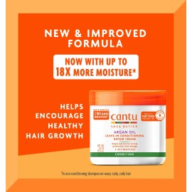 Cantu Leave-In Conditioning Repair Cream with Argan Oil, 16 oz