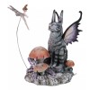 Ebros Gift Whimsical Amy Brown Curious Encounter Fairy Tabby Cat