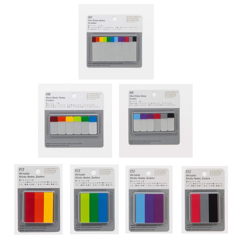 Stalogy S3 Sticky Notes: 3/5 in. x 1.4 in. /