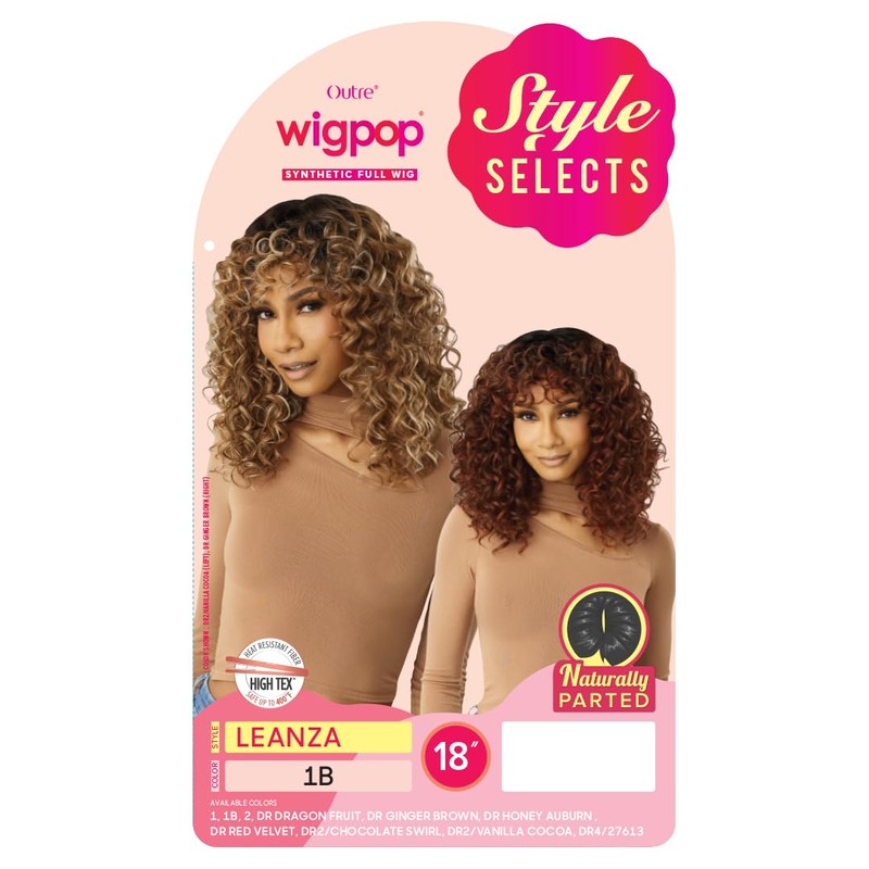 Outre Wigpop - Style Selects – LEANZA (DR2/CHOCOLATE SWIRL)