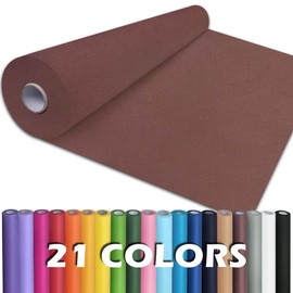 PerkHomy 36" x 1,440" (120') Coffee Kraft Paper Roll for Craft Bulletin Board Paper Kids Art Table Covering Crafting Gift Wrapping Bouquet Packing Parcel 80GSM 55LB (Coffee, 36" x 120')