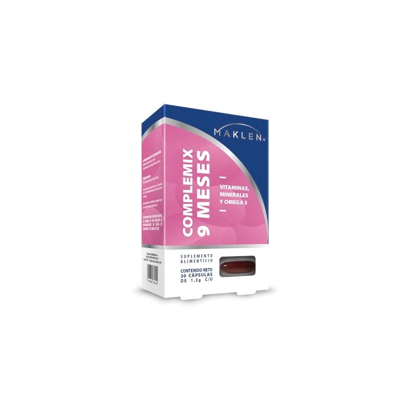Prenatal Multivit Vitaminas Mujer Acido Folico Omega Capsulas Softgels Complemix