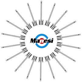 Manesi Air Pump Needle, Dual-Port Basketball Inflation Needles,Inflate Pump Needle Adaptor for Football Soccer Ball Volleyball Rugby Balls (50)
