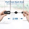 EEEKit Ultra Compact 3-Button USB Mouse, Black, 3 x 1.57