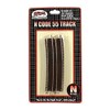N Code 55 Nickel Silver 20" Radius Half Curve Track
