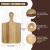 Lounsweer 6 Pcs Thicken Cutting Board Bulk Wood Chopping Board