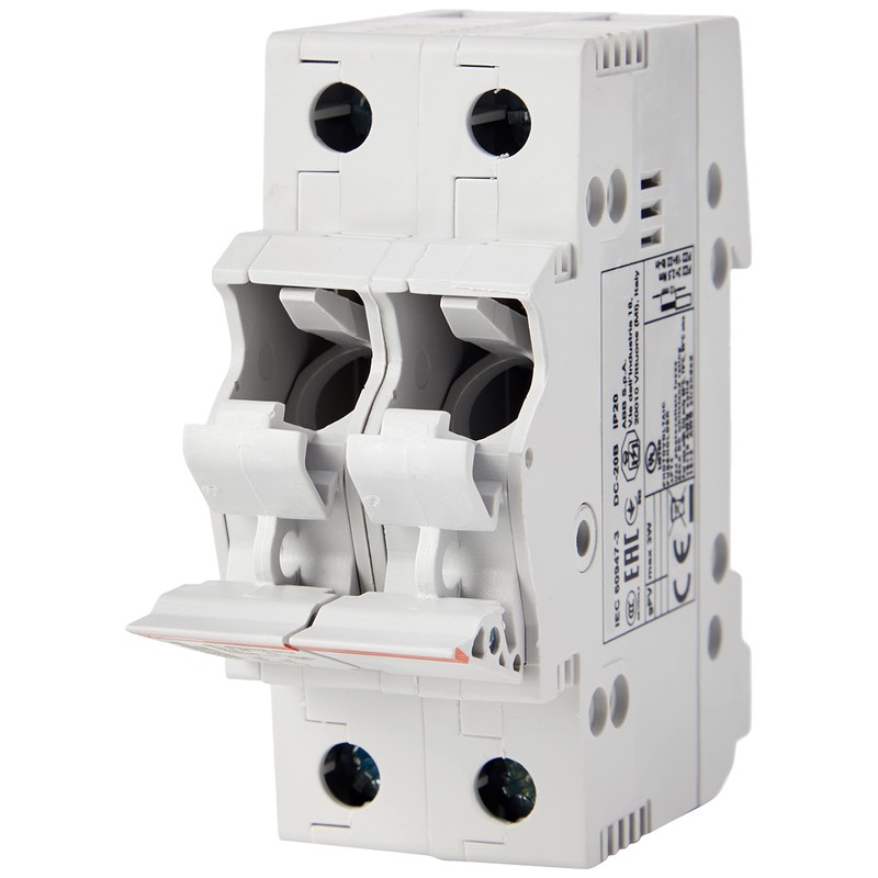 ABB E92/32PV D Pole 32 Amp miniature fuse holder (2CSM204703R1801)