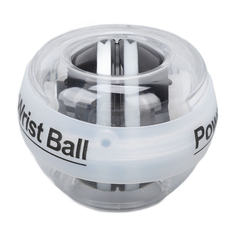 White Wrist Trainer Ball Auto Start Wrist Strengthener Gyroscopic Forearm
