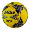 Mitre Unisex-Adult Impel Futsal 24 Football, Fluo Yellow/Black/Circular Grey, 4