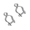 2 Pack 1-3/8inch Chain Link Fence Frame Gate Post Hinge/Galvanized