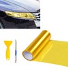 12” X 48” Glossy Yellow Tint Vinyl Wrap Film Roll