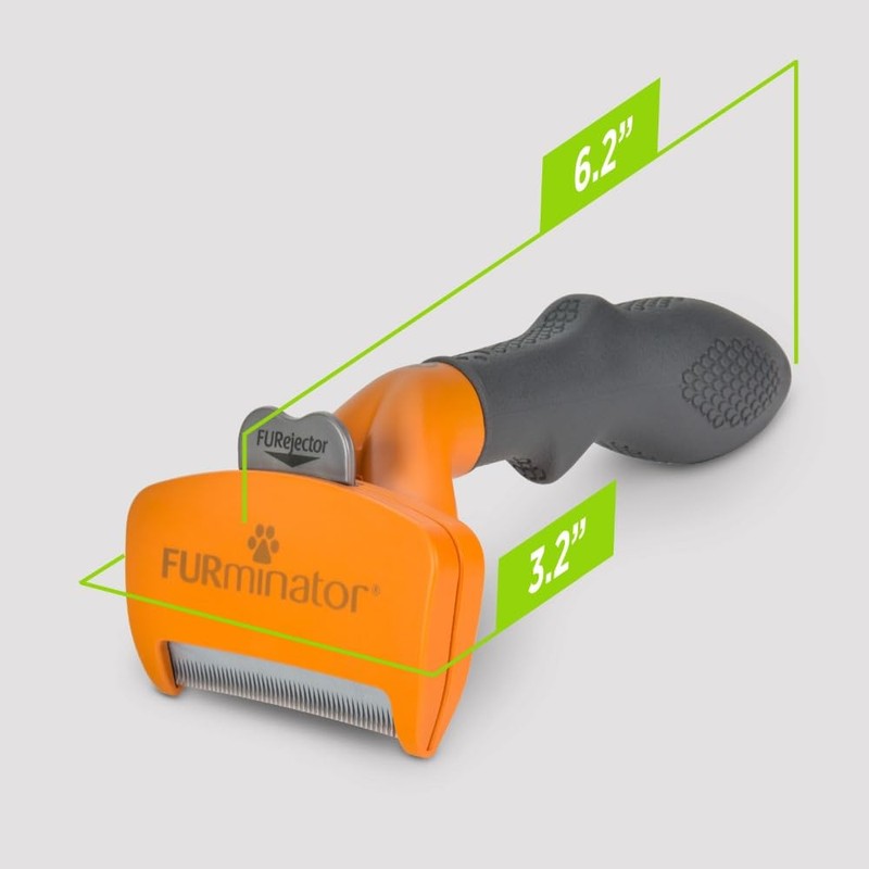 FURminator® Long Hair deShedding Tool for Dogs (Medium)