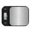 Electric Kitchen Food Scale Stainless Steel ABS Waterproof Clear Display