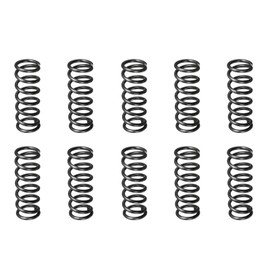 DTGN 1.2x9x25mm(DxODxL) Compression Spring - 20Pack - Good for Machinery - Spring Steel Extension Spring - Black