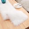 Table Runner, Thanksgiving Modern Small White Fur Table Runner for