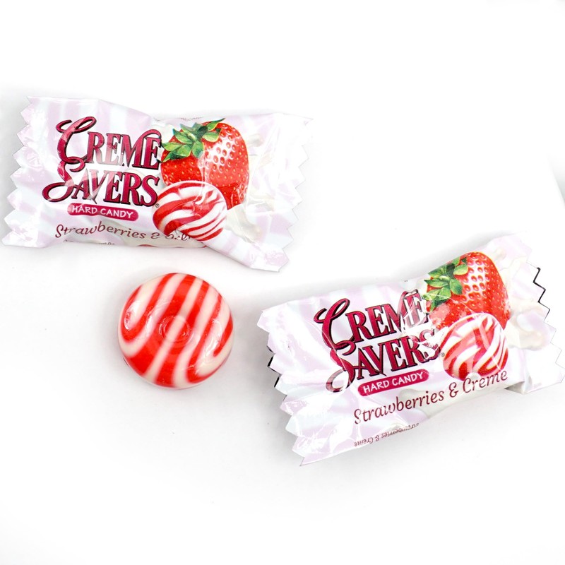 Cream Savers Strawberries & Cream, 6.25 Ounce Bag (Pack of
