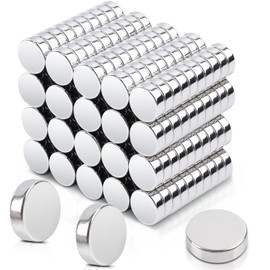 Pack of 200 10 x 3 mm Magnets Strong Neodymium Magnets Extra Strong Small Magnets Round Magnet Strong Magnets Small Mini Magnets for Magnetic Board, Fridge, Whiteboard, Notice Board, Office