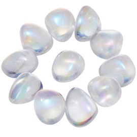 KYEYGWO 1lb Tumbled Gemstone for Wicca, Reiki, Healing Crystal, Irregular Stones (about 460 grams)