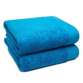 Weidemans 100% Cotton Towels 35" X 70" | PetrolTowels Set of 2 Ultra Soft and Highly Absorbent Bath Towel Set Cotton, Gym, Hotel, Spa, Machine Washable