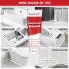 Globalcom Advanced Silicone Caulk for Kitchen & Bathroom - 100%