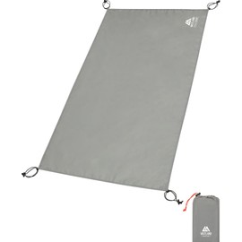 VASTLAND Ground Sheet Tent Sheet Water Resistance 5,000mm Infinitely Adjustable Cord 210 x 210 cm