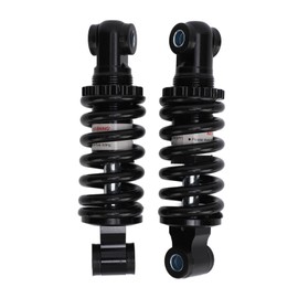 1 par de muelles de suspensión trasera, amortiguador trasero ajustable de 125 mm para scooter, bicicleta eléctrica, minimoto, moto de cross, ATV, quad, minimoto de bolsillo