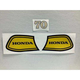 Honda 1972 - 73 Honda SL70 K2 Gas Tank & Side Cover Decal Set