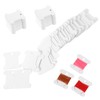 200 Stück Stickgarn Aufbewahrung Card Bobbins Thrad Card Plastikseide Bobbins