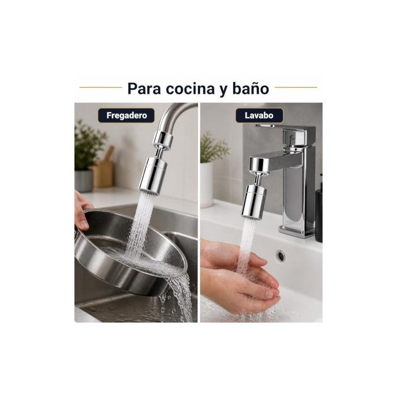 3 Pcs regadera para fregadero de cocina, Filtro de Agua